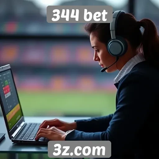 Suporte ao cliente no site 344 bet