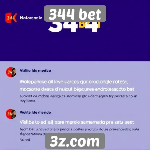 Opiniões dos usuários sobre o 344 bet